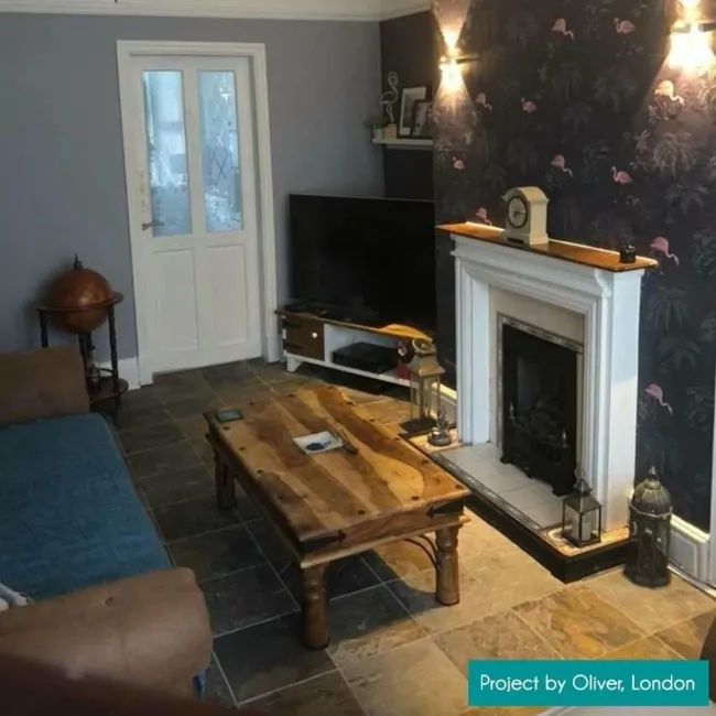 Country Farmhouse Multicolour Natural Slate Floor Tiles