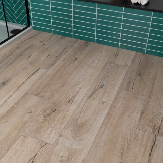 Muniellos Natural Oak Wood Effect Porcelain Floor 1215x195 Tiles