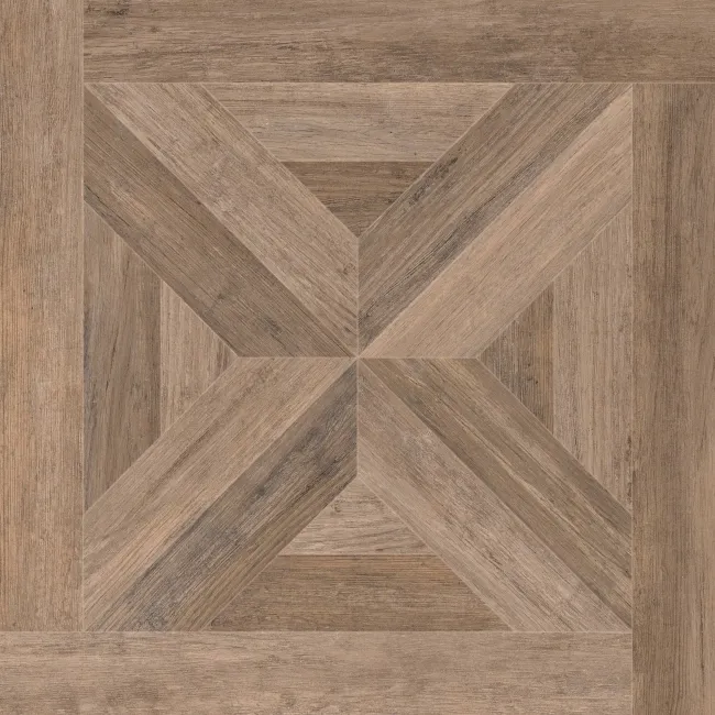 Empire Oak Parquet Brown Wood Effect Porcelain Wall and Floor Tiles