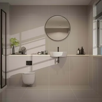 Sorbet Beige Matt Plain Tiles 1198x598