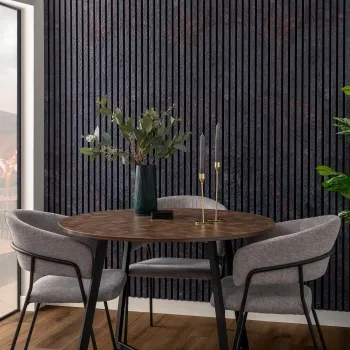 Trepanel Design® Dark Peacock Slate Effect Acoustic Wall Panels