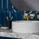 Pickett® Gloss Bevelled Navy Blue Hexagonal Metro Wall Tiles