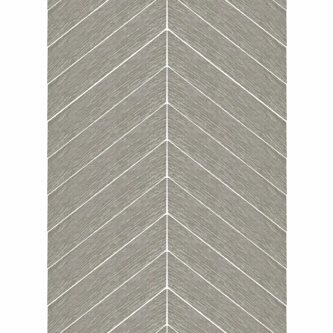 Bonsai Chevron Smoky Grey Wood Effect Porcelain Wall and For Tiles