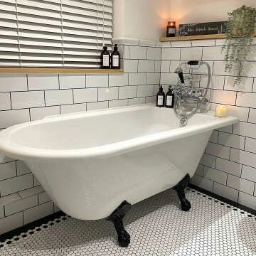 Flat Ceramic Whitechapel Gloss White  Metro Tiles