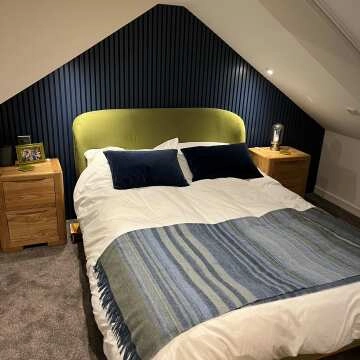 Trepanel Design® Double Denim Blue Acoustic Wall Panels