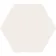 Aspect White Hexagon Tiles