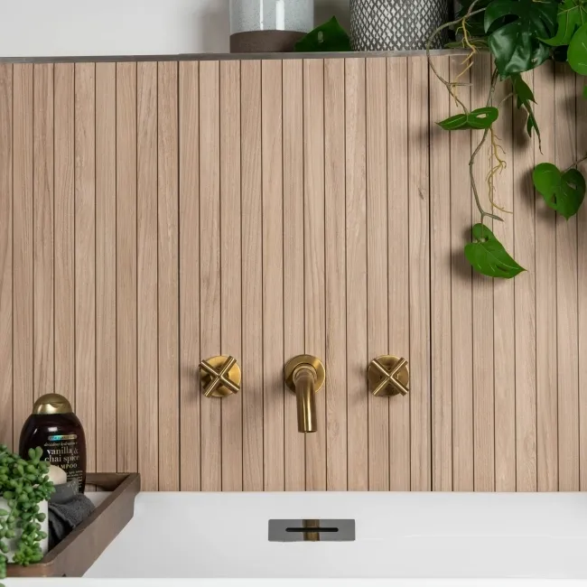 Nature's Way Wood Slat Decor Ceramic Wall Tiles