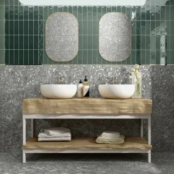 Signature Urbex Marengo Grey Terrazzo Effect Wall and Floor Tiles