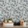 Tephra Dusted Moon Herringbone Mix Mosaic Tiles