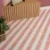 Zebra Pink and White Patterned Matt Striped Wall and Floor Tiles