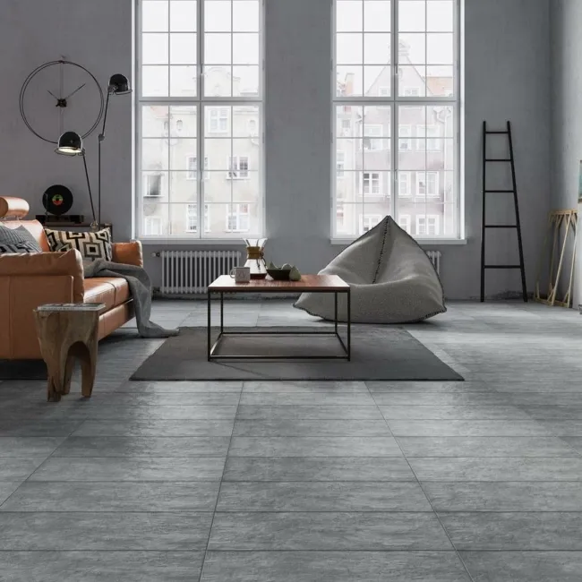 Courtyard Matt Moonlight Grey Orchid Slate Effect Tiles