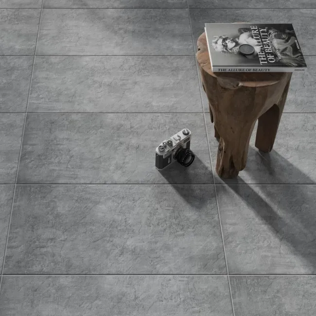 Courtyard Matt Moonlight Grey Orchid Slate Effect Tiles