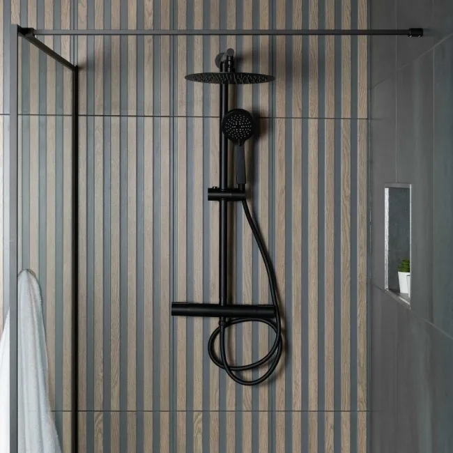 Timber Wood Slat Walnut Ceramic Wall Tiles