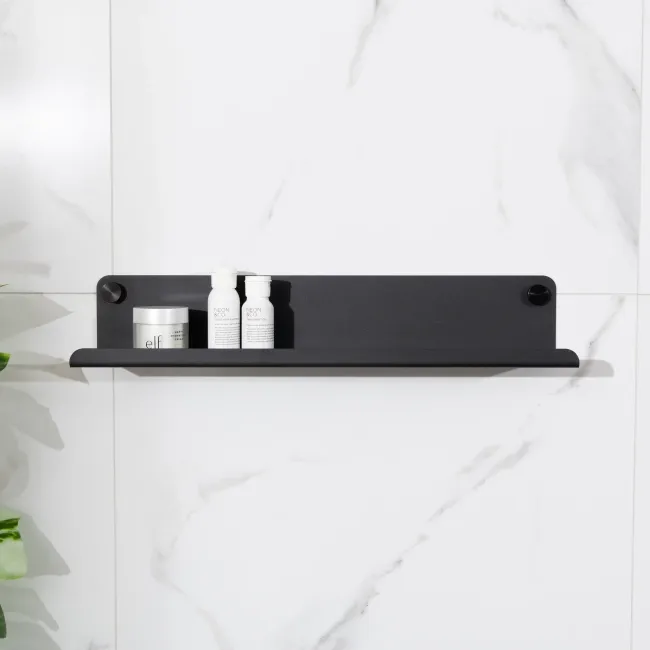 Trepanel Customise® Black Shelf 519mm inc Black Screws