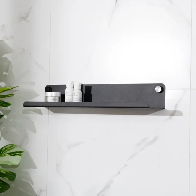 Trepanel Customise® Black Shelf 519mm inc Black Screws