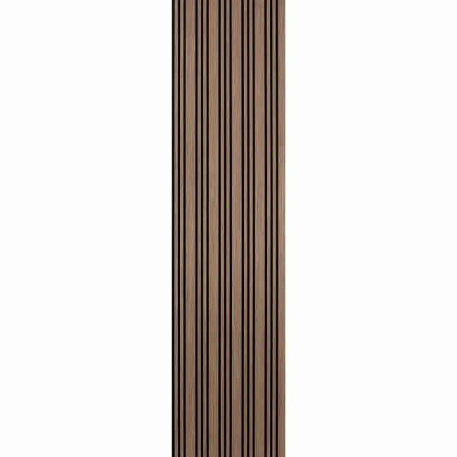 Trepanel Design® Smoked Oak Multi-Width Acoustic Wood Wall Panels