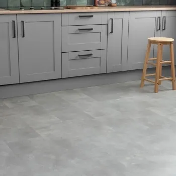 Trepanel Lux Mid Grey LVT Stone Effect SPC Vinyl Flooring