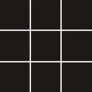 Colour Two Black Gloss Wall Mosaic Tiles