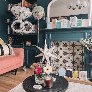 Scintilla Black Star Pattern Tiles