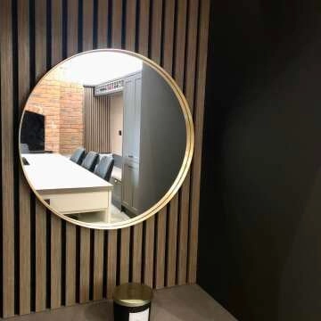 Trepanel® Smoked Oak Acoustic Wood Wall Panels