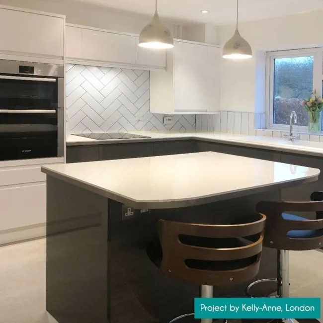 Rhian Blanco White Ceramic Matt Brick Wall Tiles