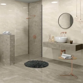 Kashmir Beige Polished Marble Effect 600x300 Wall and Floor Tiles