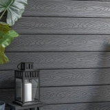 LuxeLine® Dark Grey Embossed Shiplap Composite Wall Cladding - 2900mm