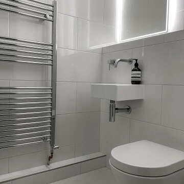 Aleutian Mountain White Gloss Plain 600x300 Wall and Floor Tiles