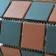 Churchill Crimson & Midnight Chequer Mosaic Tiles