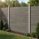 LuxeLine® Light Grey Composite Fence Panel for Own Post