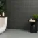 Texxtile Ashen Grey Matt Patterned Wall and Floor Tiles