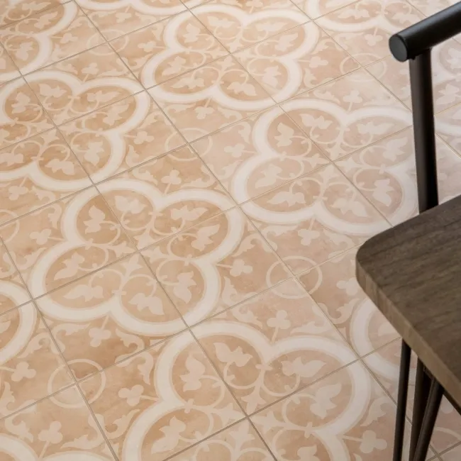 Ledbury Terracotta Orange Pattern Wall and Floors Tiles