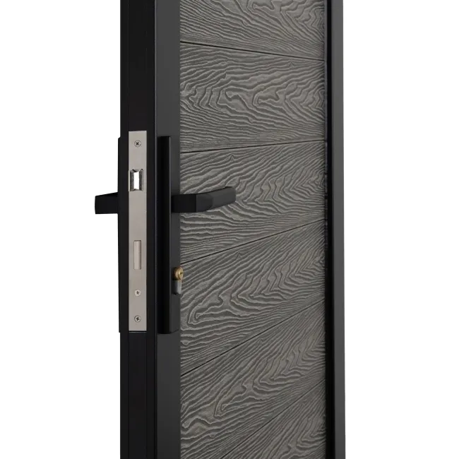 LuxeLine® Grey Garden Gate 1730x900mm - Standard Handle