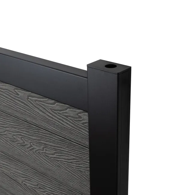 LuxeLine® Grey Garden Gate 1730x900mm - Standard Handle