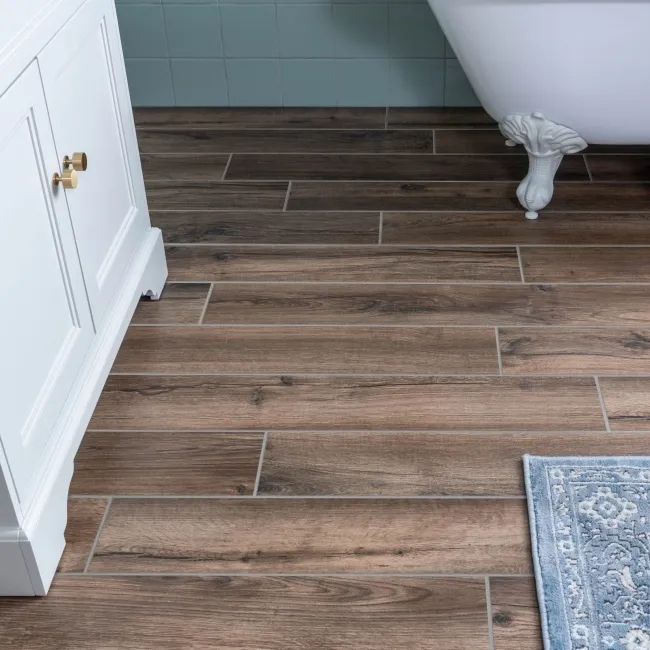 Muniellos Wood Effect Porcelain Floor Tiles 900x150