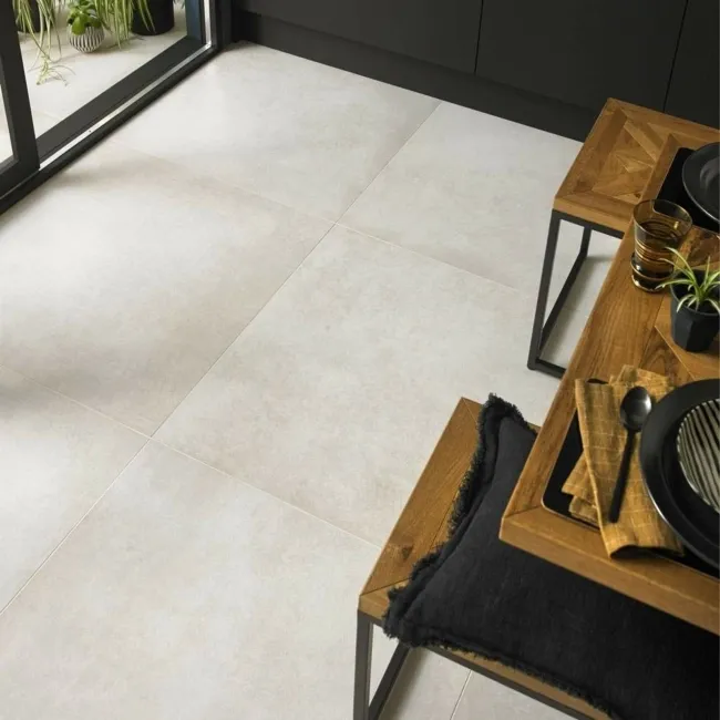 Optimum Bianca Light Grey Stone Effect Wall And Floor Tiles