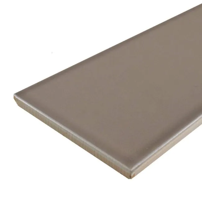 Ritz Pebble Brown Gloss Wall Brick Tiles