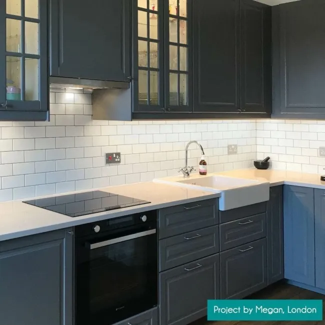 White Chapel Gloss White Flat Mini Metro Tiles