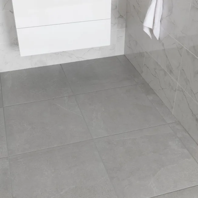 Driftstone Matt Grey Anti Slip Stone Effect Wall and Floor Tiles