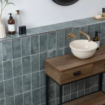 Farringdon Green Gloss Metro Wall Tiles