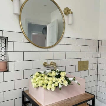 Flat Ceramic Chalk Farm Matt White Metro Tiles