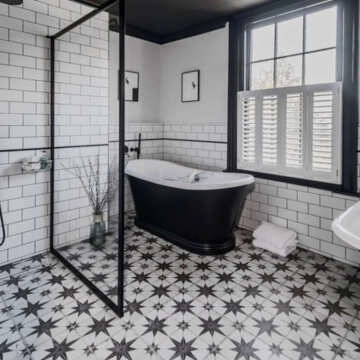 Flat Ceramic Chalk Farm Matt White Metro Tiles