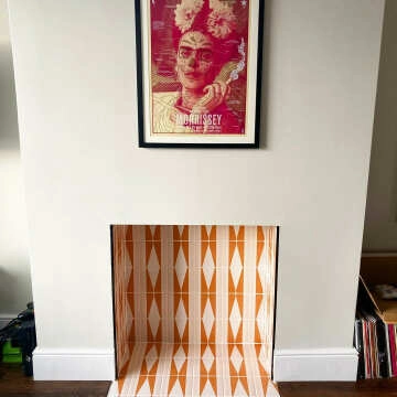 Pick 'n' Mix Marmalade Orange Gloss Plain Wall Tiles