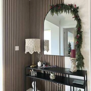 Trepanel® Smoked Oak Acoustic Wood Wall Panels