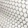 Pixel White Circular Matt 19mm Mosaic Tiles
