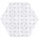 Souk Patchwork Hexagon Grey Patterned Matt Wall and Floor Tiles