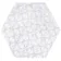 Souk Patchwork Hexagon Grey Patterned Matt Wall and Floor Tiles