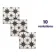 Cinders® Lux Star Noir Layer Tech Pattern Tiles