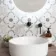 Blossom Flower Green Matt Pattern Wall and Floor Tiles