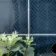Capsule Dark Blue Grey Art Deco Engraved Decor Wall Tiles